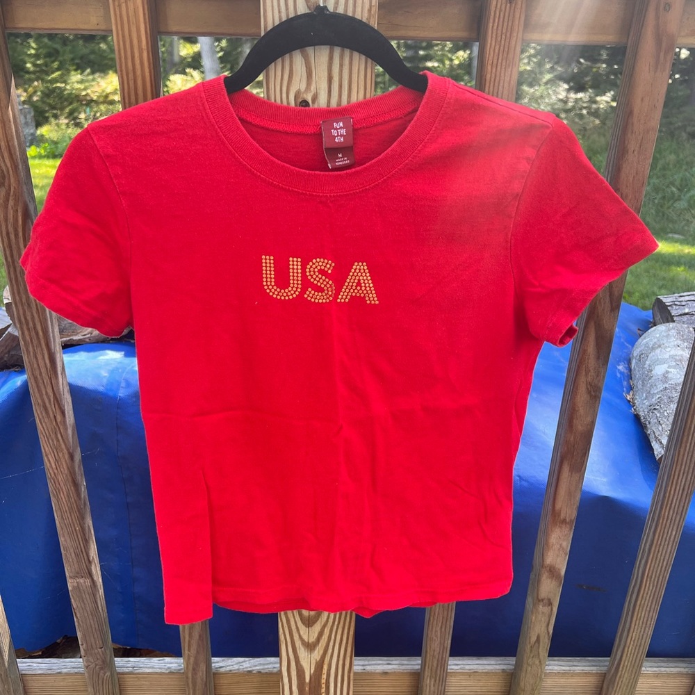 Red USA T-Shirt